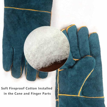 Bite Proof Gloves, Animal Handling Gloves, 24-inch, Cat Scratches Proof | Cactus Gardening Gloves, Grabbing Reptile Bite Resistant XL Size, Green
