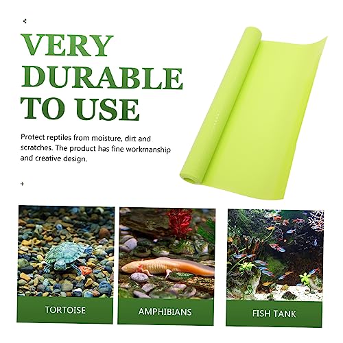 Happyyami 2pcs Non-Absorbent Reptile Carpet for Terrariums Bedding Liner for Bearded Dragons Snakes and Turtles for Tanks - size: 150X30CM