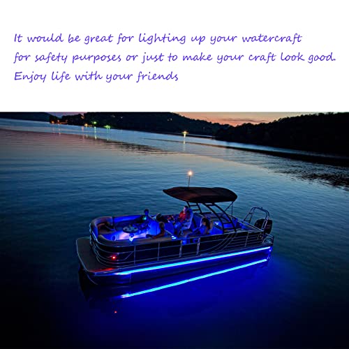BSOD LED Strip Lights for Boats,12V Outdoor RGB Underwater Rope Light Real IP68 Waterproof Strip 16.4ft Marine Fish String Flexible Green/Red/Blue Light for Swimming Pool Boat Fish Tank - color: RGB (Red, Green, Blue)