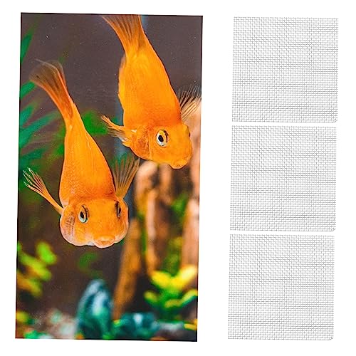 MERRYHAPY Stainless Steel Aquatic Plant Mesh Moss Carpet Net Netting Material for Fishtank Safe for Years