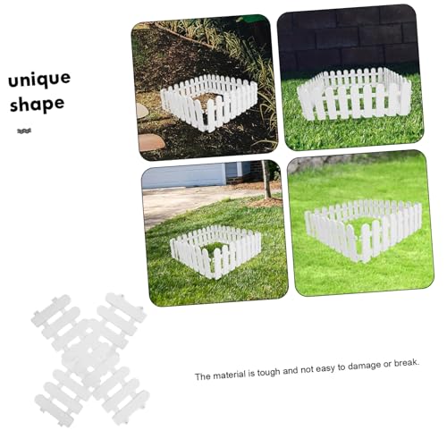 Generic 4pcs Plastic Pet Fences for Outdoor Tortoise Enclosure and Breeding Barrier for Animals Easy to Install Playpen for Safe Sunbathing and Activities