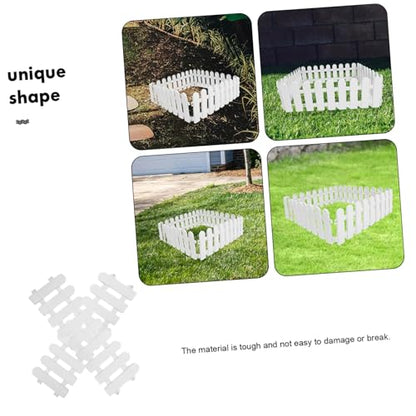 Generic 4pcs Plastic Pet Fences for Outdoor Tortoise Enclosure and Breeding Barrier for Animals Easy to Install Playpen for Safe Sunbathing and Activities