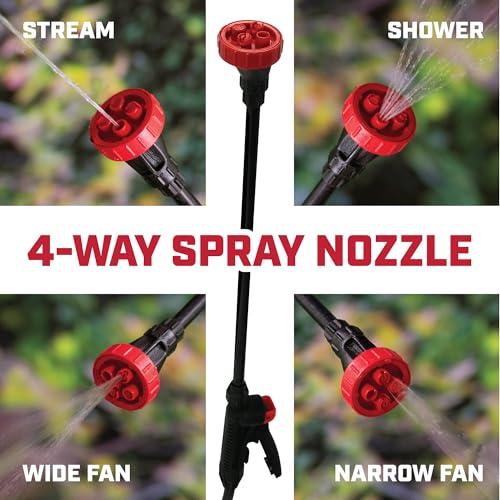 Chapin 20084: 1 Gallon Pump Sprayer – Lawn & Garden Sprayer for Weeds, Pesticides & More – 4-in-1 Spray Nozzle, Comfort Handle & Splash Guard – Durable & Lightweight