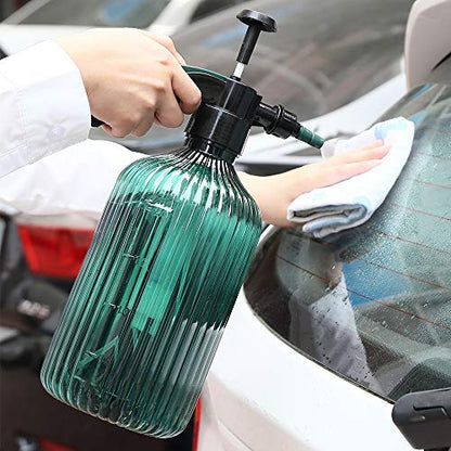 Garden Watering Can, Plant Mister, Pump Sprayer, Hand Pressure Sprayer, 2 Liters Pump Spray Bottle for Plants, Garden, Cleaning Work (Green)