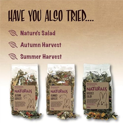 Naturals Rosewood Herb Plus Small Animal Treat (500g)