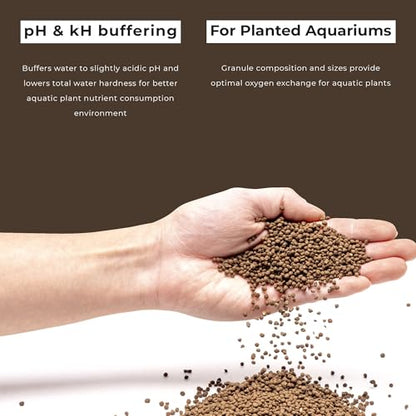Ultum Nature Systems Controsoil - Freshwater Aqua Soil Substrate for Fish, Shrimp, Live Plant Propagation and Aquascaping - 6.8pH Low Ammonia, Volcanic Ash - Brown, Fine (10 Liter) - color: Brown - Fine, size: 10 Liters (9.1 kg)