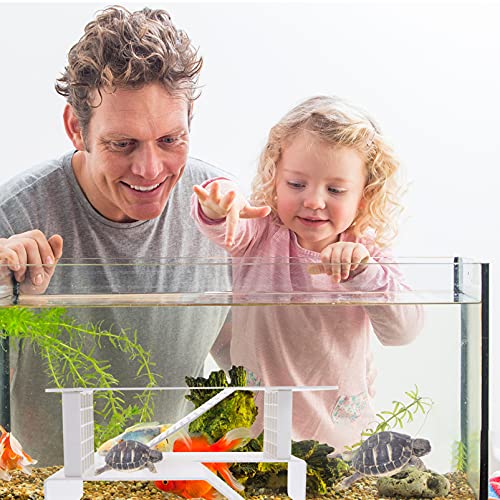 Toddmomy Turtle Terrace Floating Island Turtle Decor Reptile Climbing Platform Basking Platform