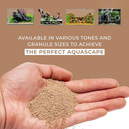 UNS Controsand - Mojave, 8L - Natural Freshwater 0.4-0.9mm Warm Sand for Aquascaping Planted Tanks - Aquarium, Terrarium, Paludarium Substrate for Betta, Shrimp, Fish, Jumping Spider, Turtle - size: 8L