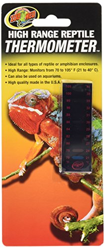 Zoo Med Laboratories SZMTH10 Hi Range Strip Thermometer (Packaging may vary)