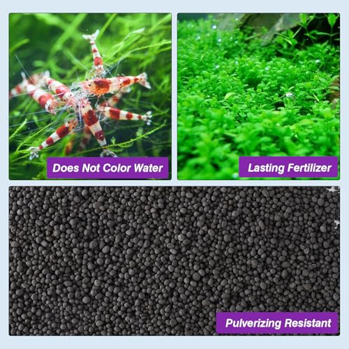 Upgraded Aquarium Soil Water Grass Mud, Ideal for Fish Tank Aquascaping Aquarium Substrate Soil for Plants and Shrimps, No Need to Wash (13.2 Pounds) - size: 13.2 Pounds