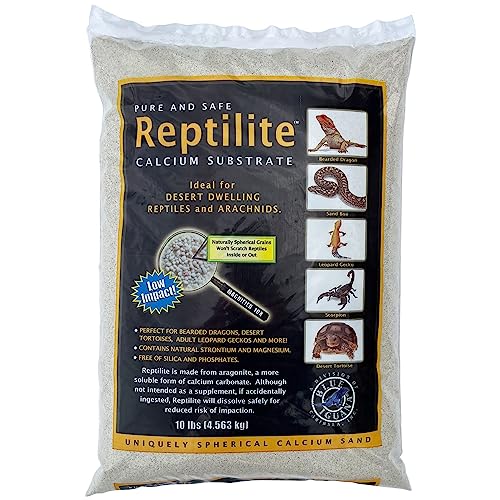 Carib Sea Reptilite Natural Calcium Sand 10LBS - size: 10lb (Pack of 1)