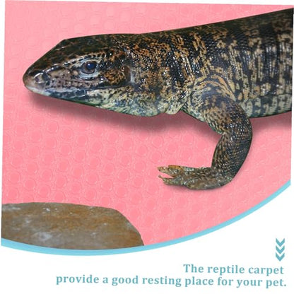 Reptile Carpet Mat Washable Terrarium Liner Substrate for Bearded Dragon Gecko Snake Lizard Tortoise Cage Accessories