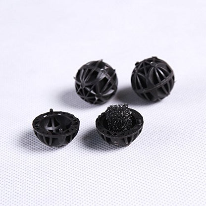 AQUANEAT Aquarium 1" Bio Balls 500pcs Fish Tank Sump Filter Koi Pond Canister Filter Media with Free Media Bag