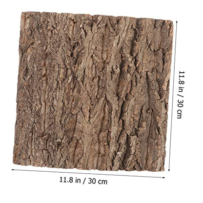 Cork Bark Background for Reptile Terrarium Natural Tree Bark Habitat Decor for Lizards and Turtles Climbing Mat Aquarium Aesthetics and Environment