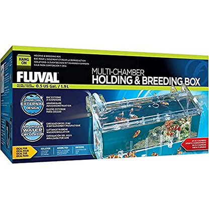 Fluval Multi-Chamber Holding and Breeding Box, Large – Up To 3 Separate Housing Compartments - size: Large