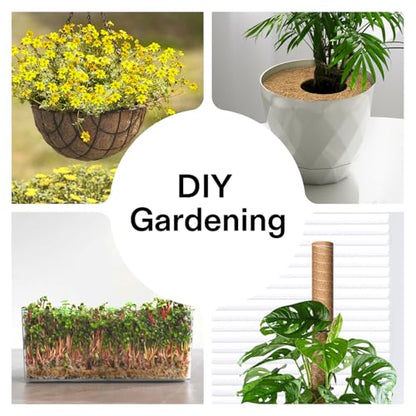 VIVOSUN Coco Liner Roll 16x120 in, 100% Natural Coconut Fiber Mat, Thickened Coir Liner for Planters, Hanging Baskets, Garden Decoration, DIY Crafts, Pet Pads & Reptile Carpet - size: 16"W x 120"L
