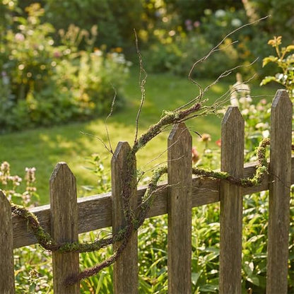 47in bendable dragon whisker moss artificial branch reptile vine branch fake tree trunk hanging plant suitable for outdoor decoration ecological box landscaping garden furniture Christmas decoration