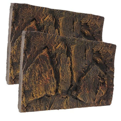 Toddmomy 3D Reptile Tank Background Cork Turtle Aquarium Panel Sturdy Waterproof Decorative Boards