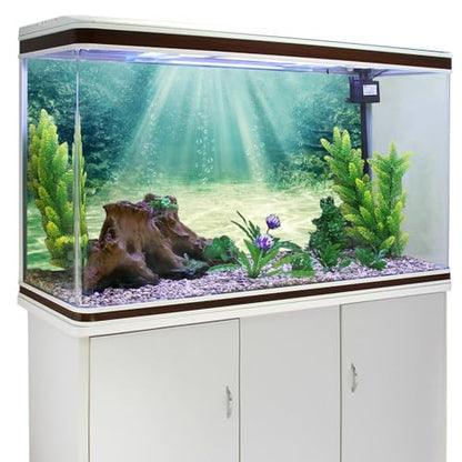 AWERT 72x18 inches Aquarium Background Aquatic Plant Bubble Underwater Ocean Floor Fish Tank Background - size: 72x18in/180x45cm