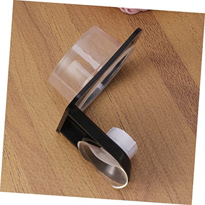 3pcs Reptile Food Water Bowl Tortoise Dish Suction Cup Style for Lizards Glass Tank Bowl - size: Size 4