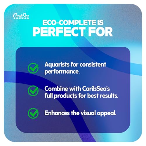 Carib Sea Eco-Complete African Cichlid Substrate – 20 lb – Live Sand for Aquariums – Supports High pH, Buffers Water for Life – Ideal for African Cichlids