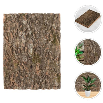 HANABASS Reptile Cork Terrarium Background Natural Bark Decor for Gecko Turtle and Reptile Tanks Climbing Mat Habitat Safe Lightweight and Easy to Move