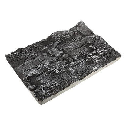 UKCOCO Terrarium Background Wall Panel 3D Rock Decor Tank Decoration Reptile Tank Fish Easy Assemble
