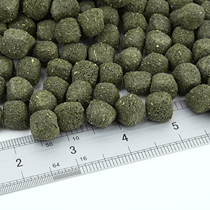 Timothy Hay Cubes 90 oz (9 * 10 oz) with Small Size - Timothy Grass Pellets for Tortoises Rabbits Guinea Pig Chinchilla | Small size timothy grass pellets, suitable for tortoises, rabbits, guinea pigs, chinchillas - size: 5.63 Pound (Pack of 1)