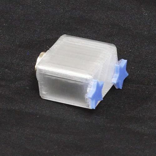 3 Pcs Magnetic Jumping Spider Feeding Dish Jumping Spider Enclosure Accessories Star-Shaped Design Reptile Water Bowl for Other Small Reptiles or Insects (Transparent + Blue) - color: Transparent + Blue