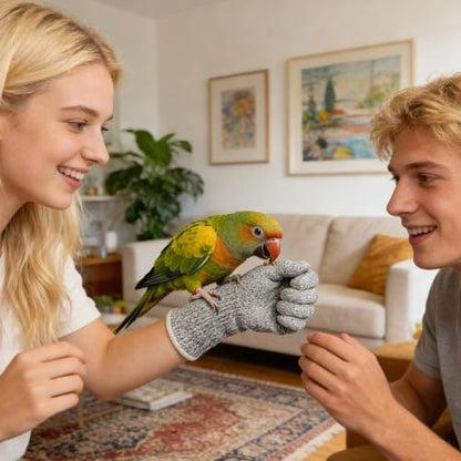 Ultra Flexible Scratch Resistant Arm Protection Sleeve | Parrot Bite Proof Gloves, Flexible Multipurpose Guard For Grooming & - color: 25cm
