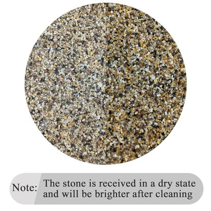 FANTIAN 40 lbs Aquarium Sand. 1/16 Inch Fish Tank Coarse Sand Pea Gravel for Aquarium, Terrariums, Vase Filler, Plant, Soil Drainage and Outdoor Gardens, Landscaping - size: 1/16 Inch