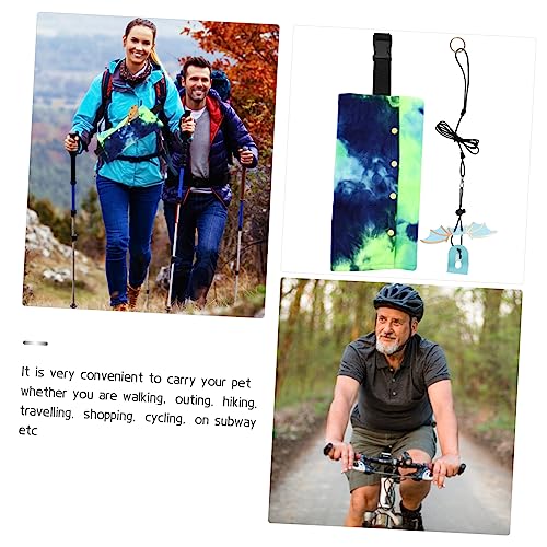 Toyvian Portable Reptile Travel Bag with Adjustable Leash for Outdoor Lizard Carrying Pet Carrier Suitable for Hiking Cycling and Subways Capacity Shoulder Strap Design for Small Reptiles