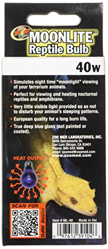 Zoo Med Moonlite Reptile Bulb 40w