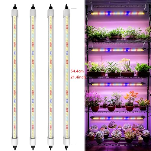 FARMLITE Grow Lights for Indoor Plants Full Spectrum Grow Light Strips for Indoor Plants Grow Lamp Led Seeding Grow Light (4 Pack) - size: 4 Pack