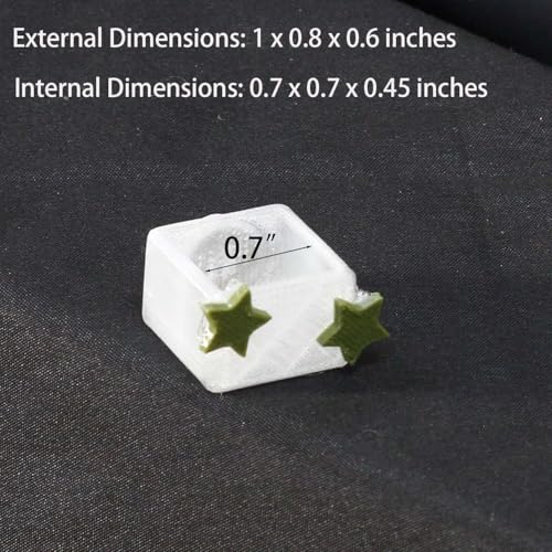 3 Pcs Magnetic Jumping Spider Feeding Dish Jumping Spider Enclosure Accessories Star-Shaped Design Reptile Water Bowl for Other Small Reptiles or Insects (Transparent + Army Green) - color: Transparent + Army Green