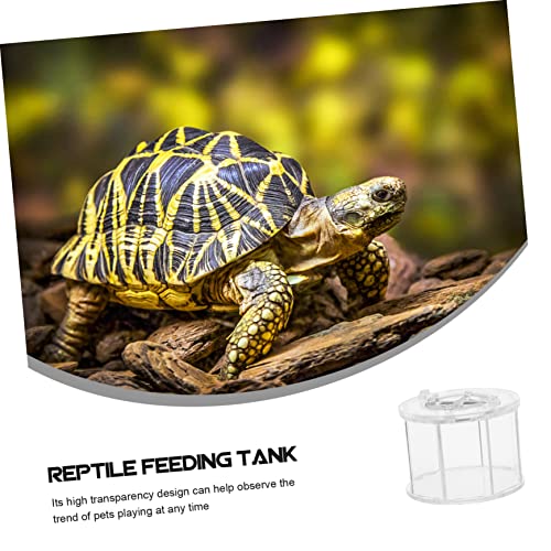 Sosoport Acrylic Reptile Viewing Box Breeding Container for Turtles Spiders Snakes Crabs