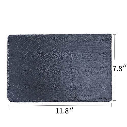 Reptile Basking Platform Tortoise Rock Plate Turtle Bathing Slate Feeding Food Dish Resting Terrace 8 * 12IN