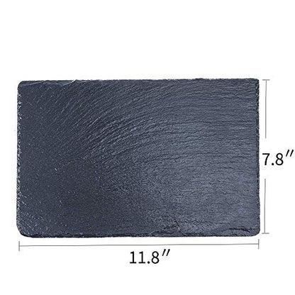 Reptile Basking Platform Tortoise Rock Plate Turtle Bathing Slate Feeding Food Dish Resting Terrace 8 * 12IN