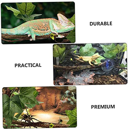 MERRYHAPY 2PCS Reptile Vines Suction Cups Jungle Climber Vines for Chameleons Snakes and Lizards Artificial Terrarium Decor for PET Habitat