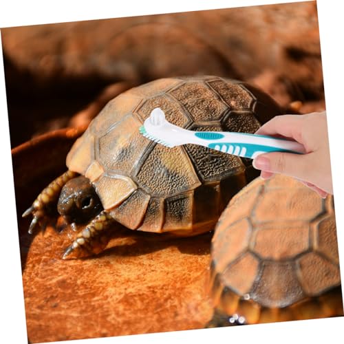 GANAZONO 3pcs Turtle Shell Cleaning Brush Reusable Aquarium Cleaner Tortoise Shell Mud Brush - color: Light Green