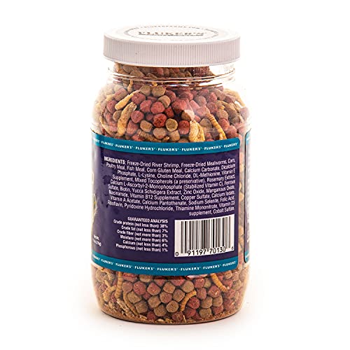 Fluker's Aquatic Turtle Diet, Food Pellets for Turtles, 15 oz