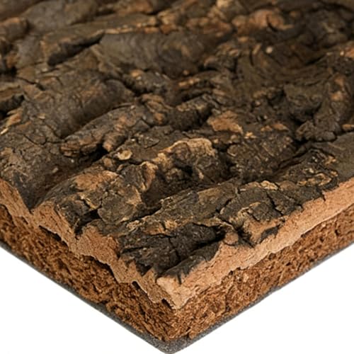 Cork Bark for Reptiles - Natural Terrarium Climber | Water-Resistant Cork Bark for Climbing, Exercise, and Hiding, Perfect Snakes, Lizards, Tortoises, Geckos, Turtles, Chameleons, Pet Terrariums