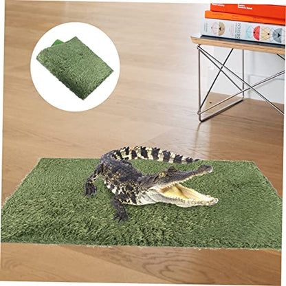 VICASKY Terrarium Liner Bedding 2pcs Moss Reptile Carpet Perfect for Lizards Beards Iguanas