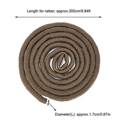 Artificial Reptile Climbing Branch Flexible Jungle 9.84ft Rattan Vine Habitat Decor Suitable for Reptiles (L)