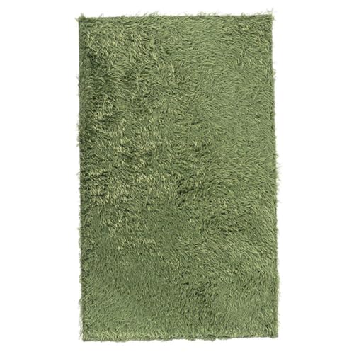 VOSAREA Household Reptile Carpet Comfortable Crawl Pets Cushion Washable Pet Mat for Lizard Gecko Turtle Tortoise Habitat Faux Grass Bedding