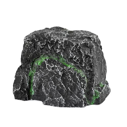OMEM Reptile Hiding Large Cave Habitat Decorative Resin Pet Nest Turtle Lizard Dedicated Advanced Cave Shelter