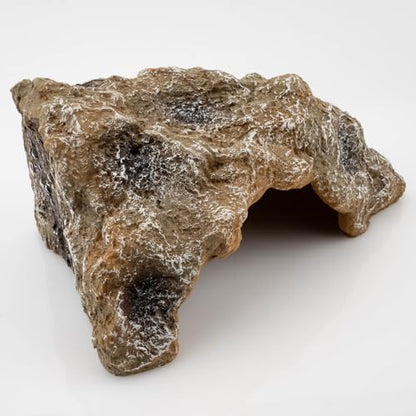Large Reptile Cave Hideouts - Simulation Rock Terrarium Habitat Décor for Bearded Dragons, Turtles, Lizards, Snakes & More