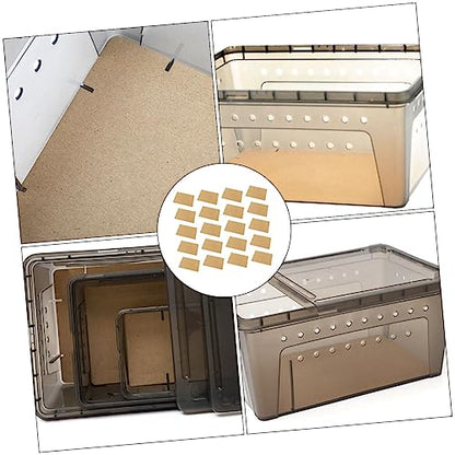 Reptile Feeding Box Mat Paper Reptile Raising Box Mat Paper Pad Moisture Absorbent Easy to Use