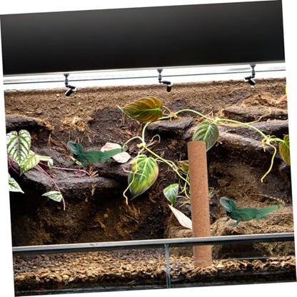 Happyyami Snake Climbing Branch Natural Cork Wood Climbing Stick for Reptiles Birds Small Animals for Basking Resting Habitat Decor