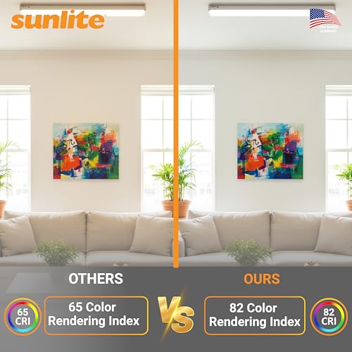 Sunlite 30410 F24T5/841/HO 2 Foot T5 Linear Fluorescent Lamp, 24 Watts, 1800 Lumens, 4100K Cool White, Miniature G5 Bi-Pin Base, ROHS Compliant, High Performance Straight Tube, 40 Pack - color: 4100k, style: 24 watts (22.20-Inch)